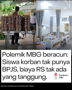 POSTINGAN DARI akun Instagram @pandemictalks 